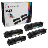 4 LD Compatible Replacement Toner Cartridges for HP 304A